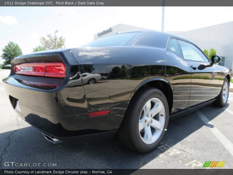 Pitch Black / Dark Slate Gray 2012 Dodge Challenger SXT