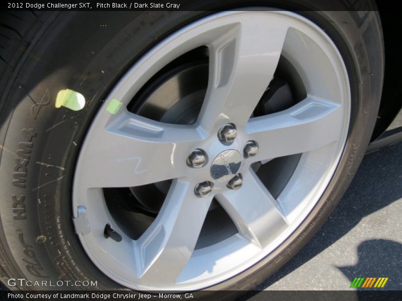 Pitch Black / Dark Slate Gray 2012 Dodge Challenger SXT
