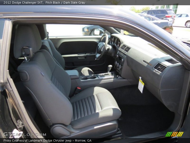 Pitch Black / Dark Slate Gray 2012 Dodge Challenger SXT