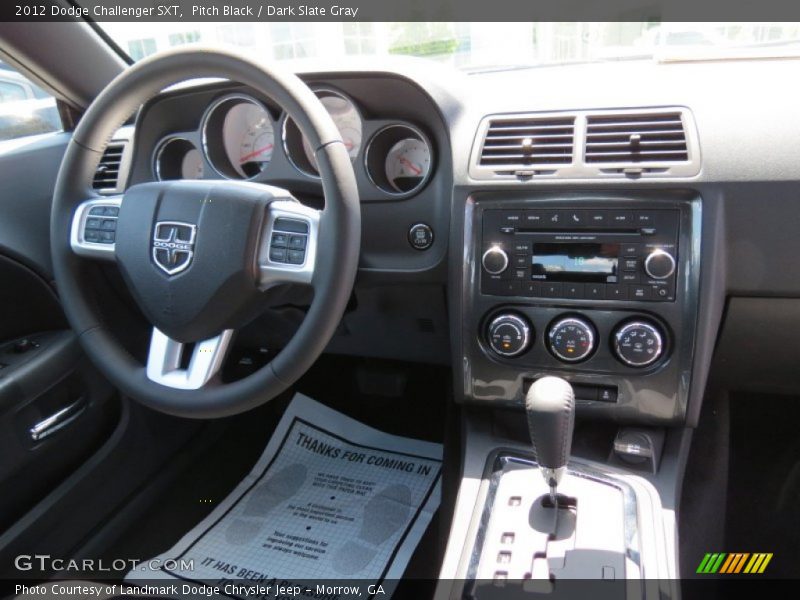 Pitch Black / Dark Slate Gray 2012 Dodge Challenger SXT