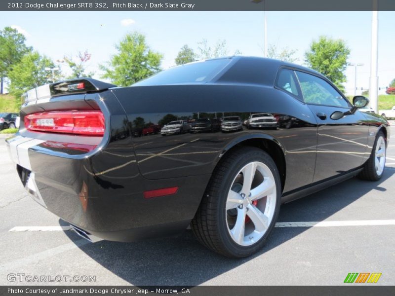 Pitch Black / Dark Slate Gray 2012 Dodge Challenger SRT8 392