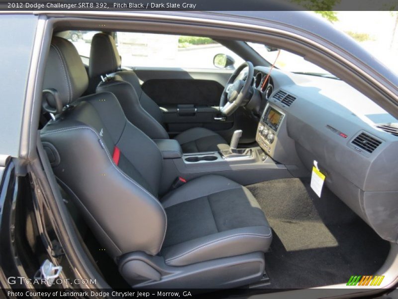 Pitch Black / Dark Slate Gray 2012 Dodge Challenger SRT8 392