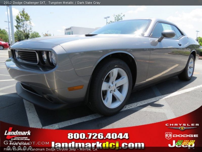 Tungsten Metallic / Dark Slate Gray 2012 Dodge Challenger SXT