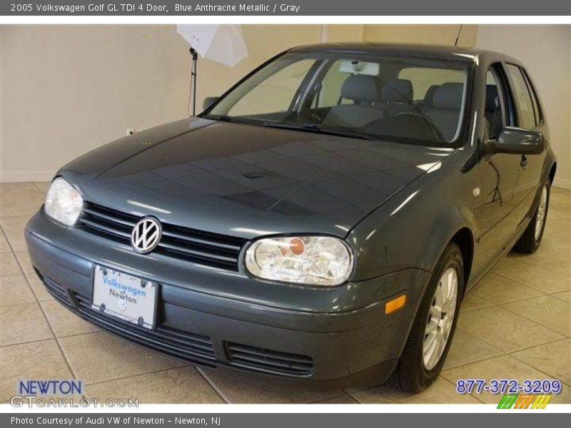 Blue Anthracite Metallic / Gray 2005 Volkswagen Golf GL TDI 4 Door