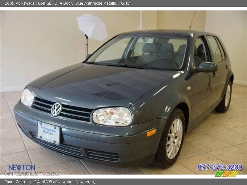 Blue Anthracite Metallic / Gray 2005 Volkswagen Golf GL TDI 4 Door
