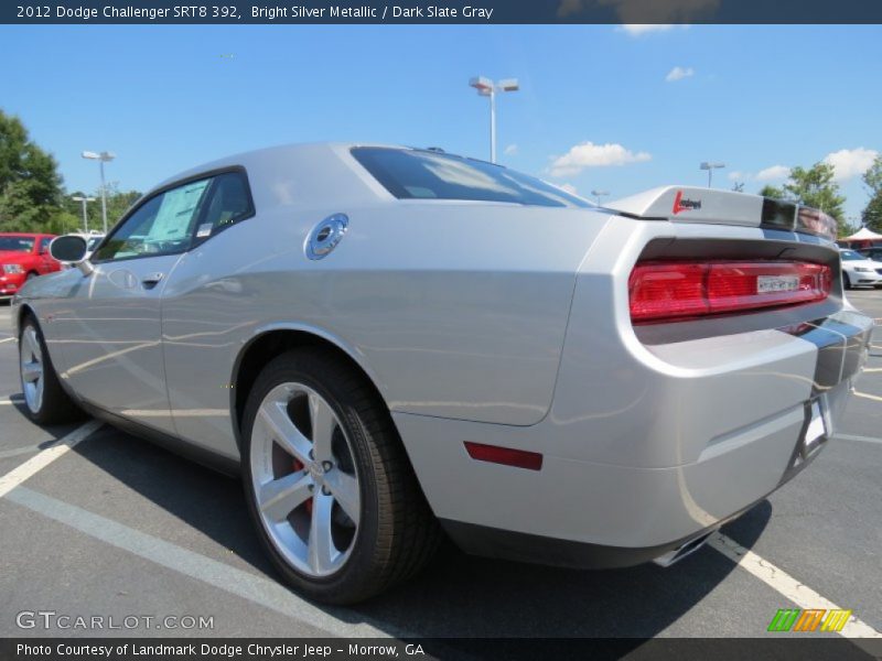 Bright Silver Metallic / Dark Slate Gray 2012 Dodge Challenger SRT8 392