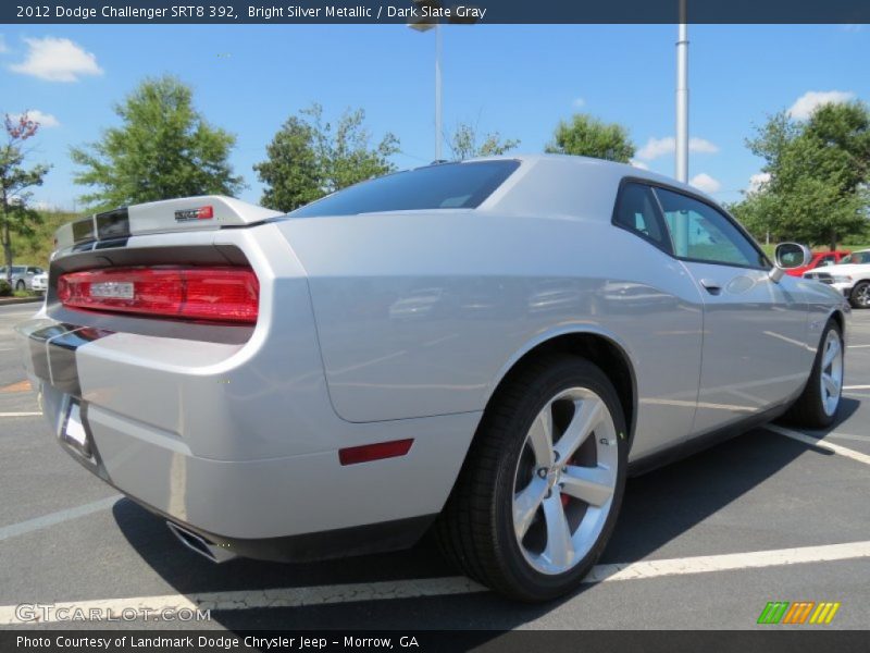 Bright Silver Metallic / Dark Slate Gray 2012 Dodge Challenger SRT8 392