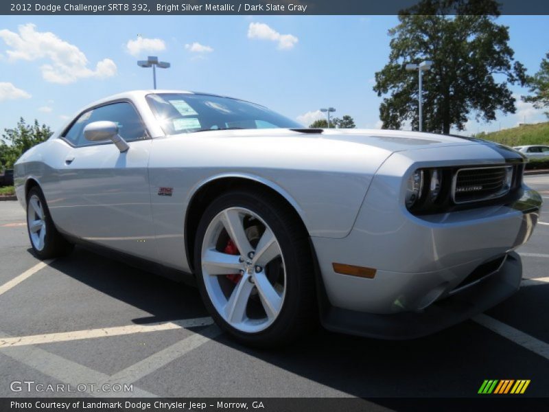 Bright Silver Metallic / Dark Slate Gray 2012 Dodge Challenger SRT8 392