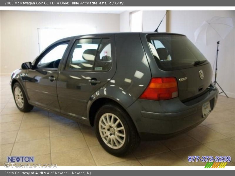 Blue Anthracite Metallic / Gray 2005 Volkswagen Golf GL TDI 4 Door