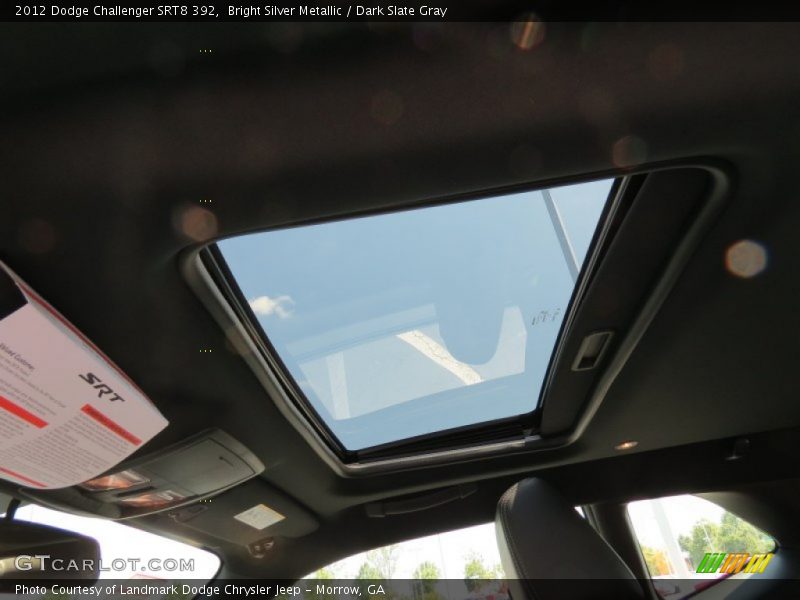 Bright Silver Metallic / Dark Slate Gray 2012 Dodge Challenger SRT8 392