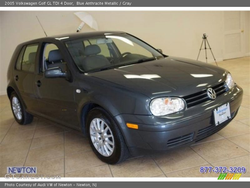 Blue Anthracite Metallic / Gray 2005 Volkswagen Golf GL TDI 4 Door