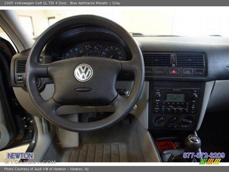 Blue Anthracite Metallic / Gray 2005 Volkswagen Golf GL TDI 4 Door