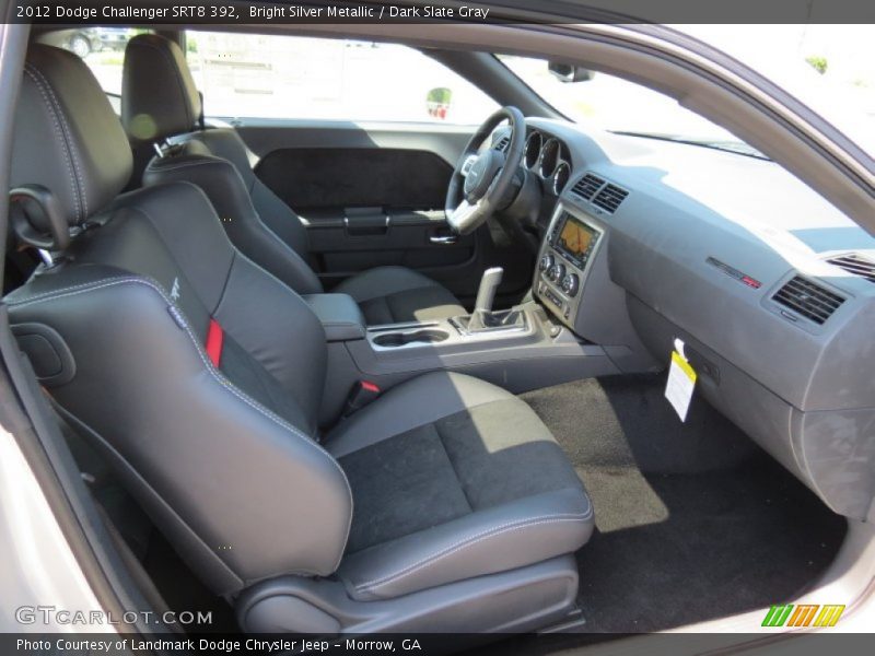 Bright Silver Metallic / Dark Slate Gray 2012 Dodge Challenger SRT8 392