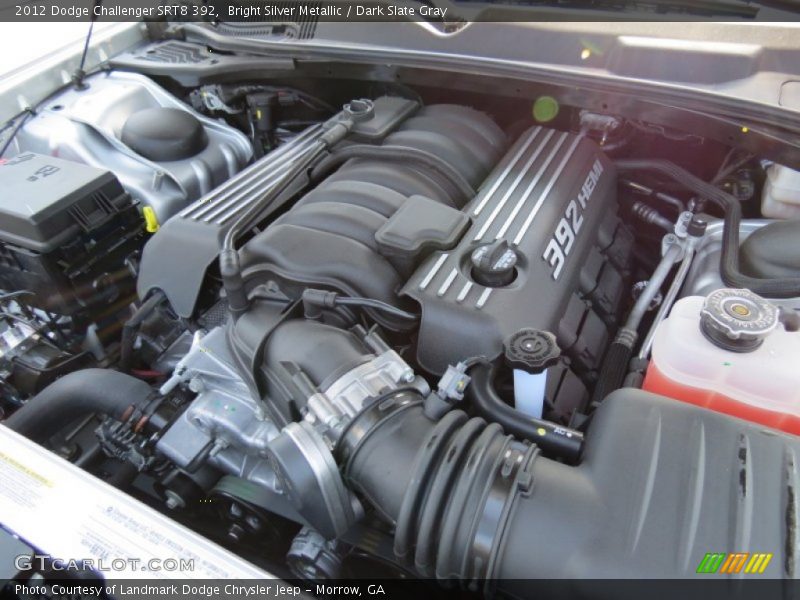 Bright Silver Metallic / Dark Slate Gray 2012 Dodge Challenger SRT8 392