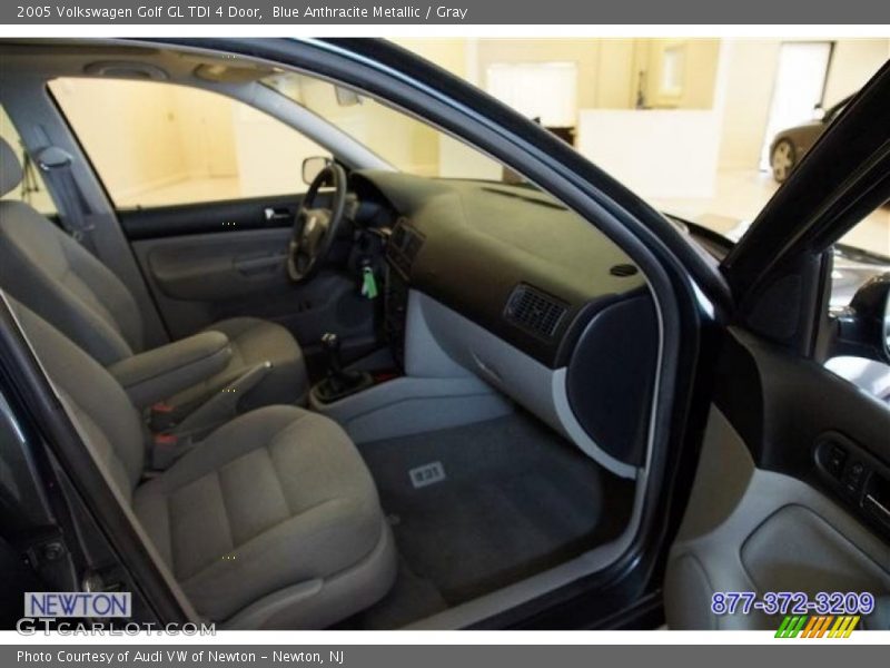 Blue Anthracite Metallic / Gray 2005 Volkswagen Golf GL TDI 4 Door