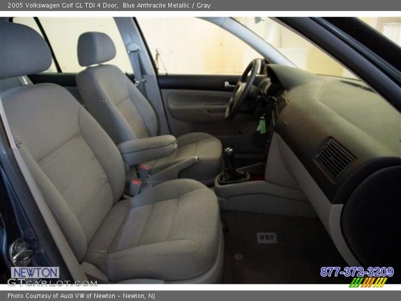 Blue Anthracite Metallic / Gray 2005 Volkswagen Golf GL TDI 4 Door