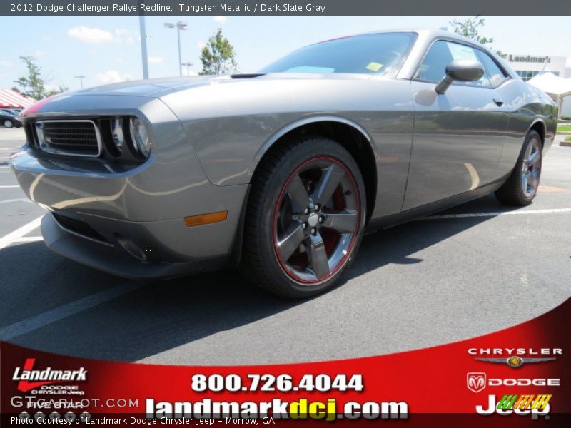 Tungsten Metallic / Dark Slate Gray 2012 Dodge Challenger Rallye Redline