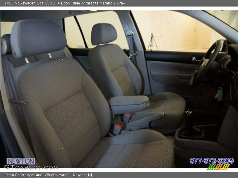 Blue Anthracite Metallic / Gray 2005 Volkswagen Golf GL TDI 4 Door
