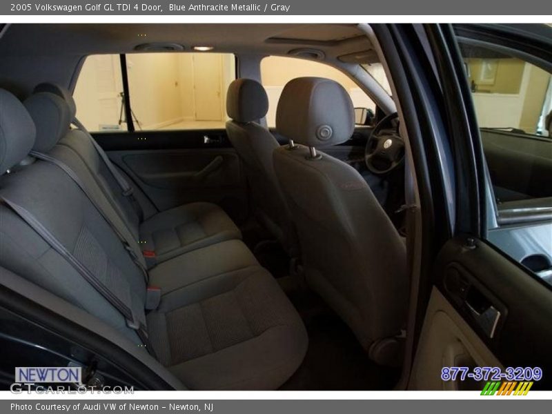 Blue Anthracite Metallic / Gray 2005 Volkswagen Golf GL TDI 4 Door