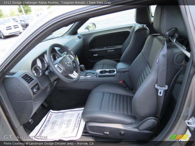  2012 Challenger Rallye Redline Dark Slate Gray Interior
