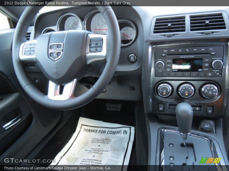 Dashboard of 2012 Challenger Rallye Redline