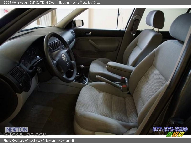 Blue Anthracite Metallic / Gray 2005 Volkswagen Golf GL TDI 4 Door