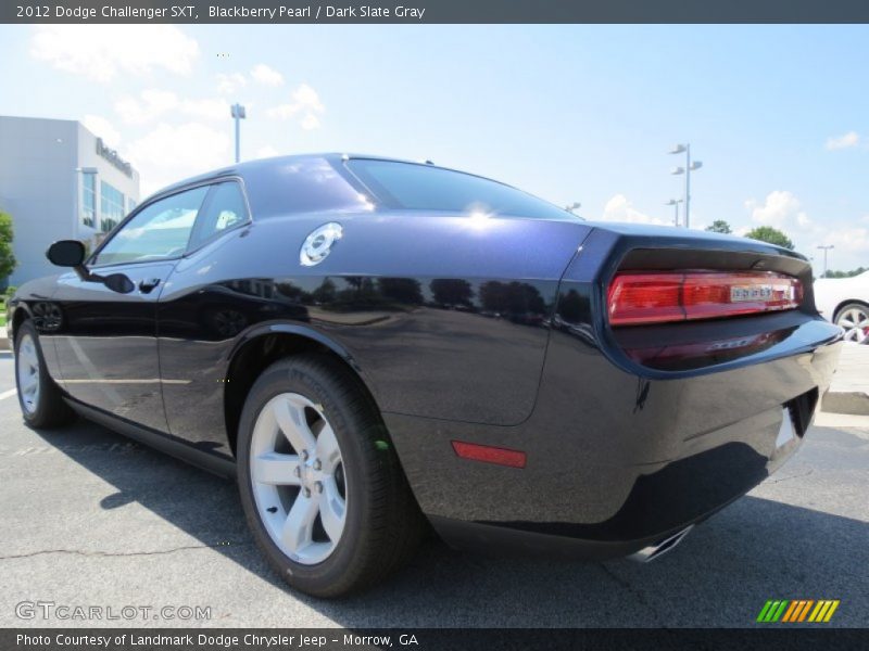 Blackberry Pearl / Dark Slate Gray 2012 Dodge Challenger SXT