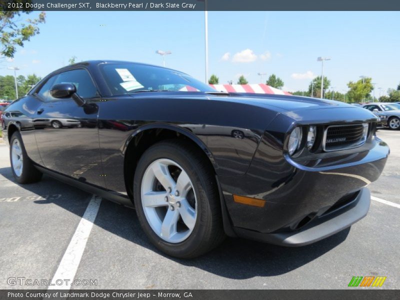 Blackberry Pearl / Dark Slate Gray 2012 Dodge Challenger SXT