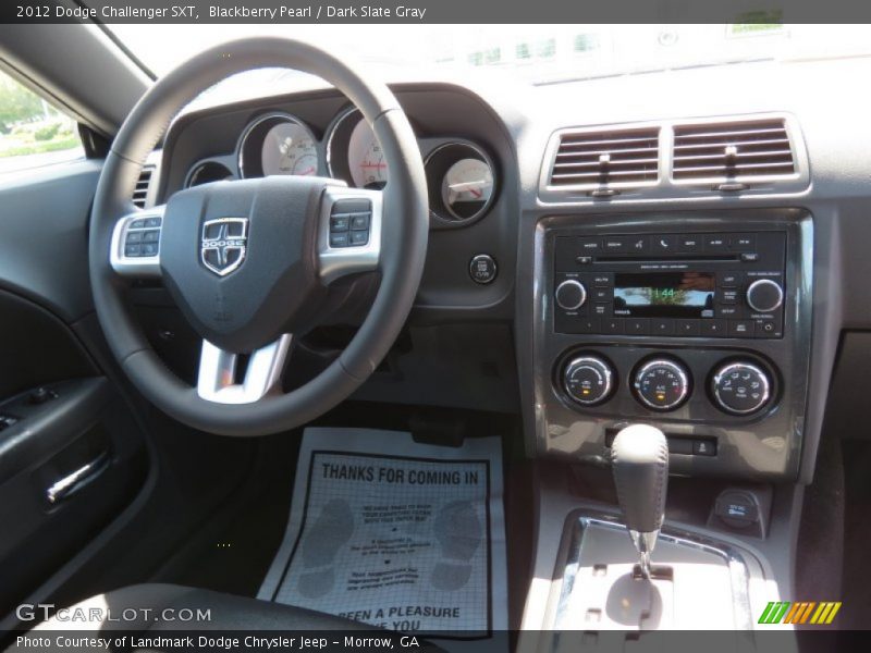 Blackberry Pearl / Dark Slate Gray 2012 Dodge Challenger SXT