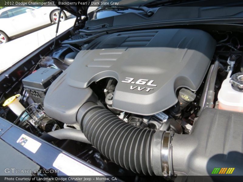 Blackberry Pearl / Dark Slate Gray 2012 Dodge Challenger SXT