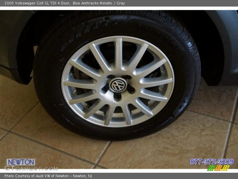 Blue Anthracite Metallic / Gray 2005 Volkswagen Golf GL TDI 4 Door