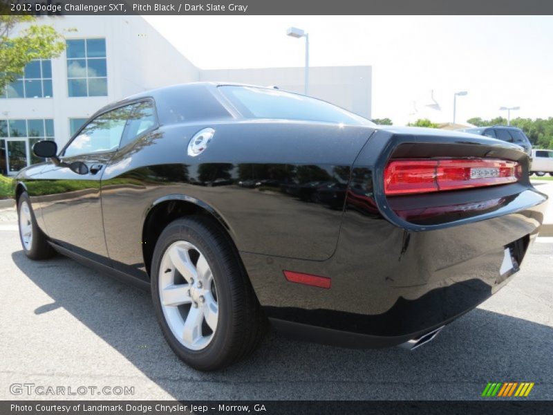 Pitch Black / Dark Slate Gray 2012 Dodge Challenger SXT