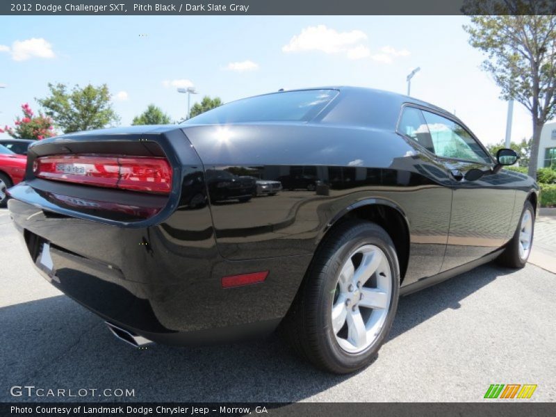 Pitch Black / Dark Slate Gray 2012 Dodge Challenger SXT