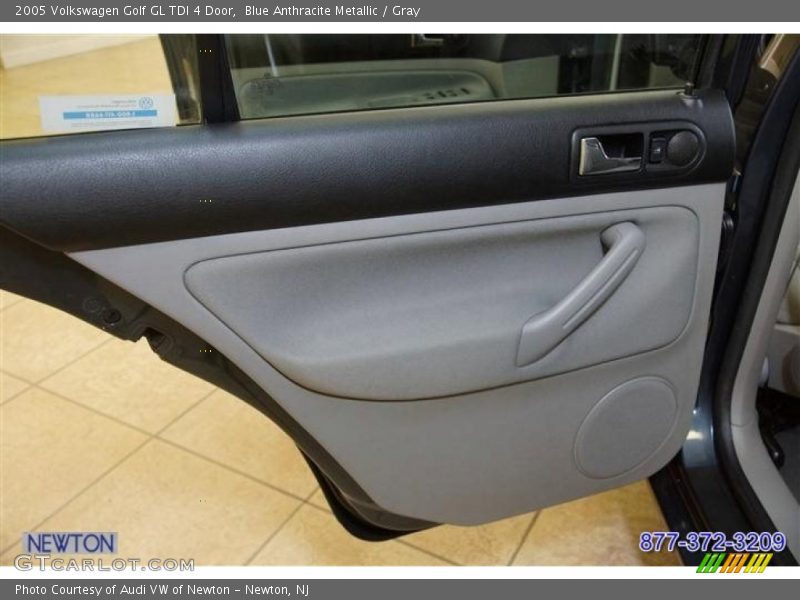 Blue Anthracite Metallic / Gray 2005 Volkswagen Golf GL TDI 4 Door