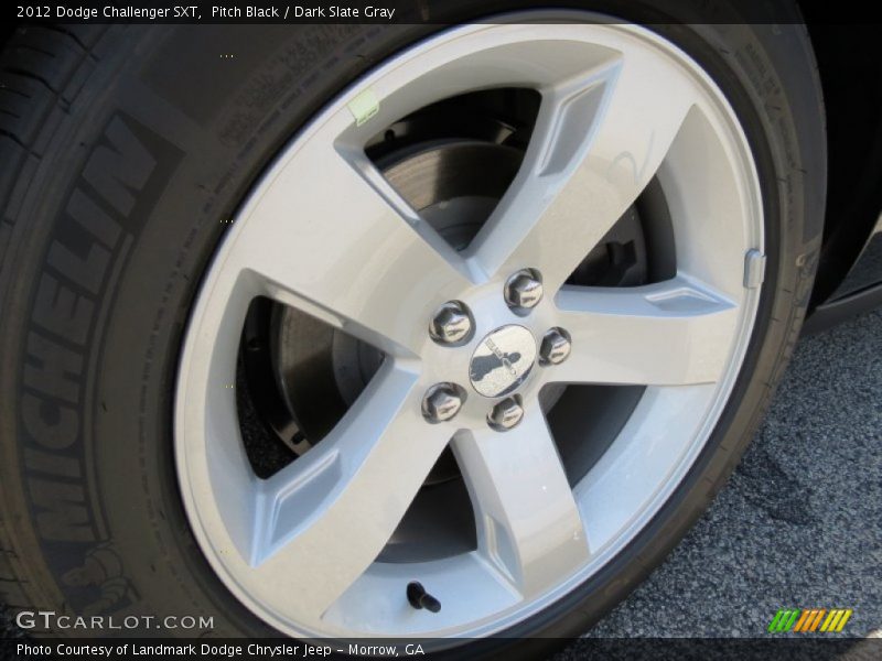 Pitch Black / Dark Slate Gray 2012 Dodge Challenger SXT