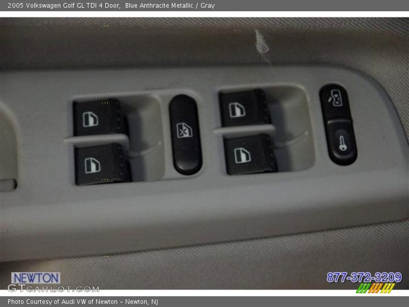 Blue Anthracite Metallic / Gray 2005 Volkswagen Golf GL TDI 4 Door