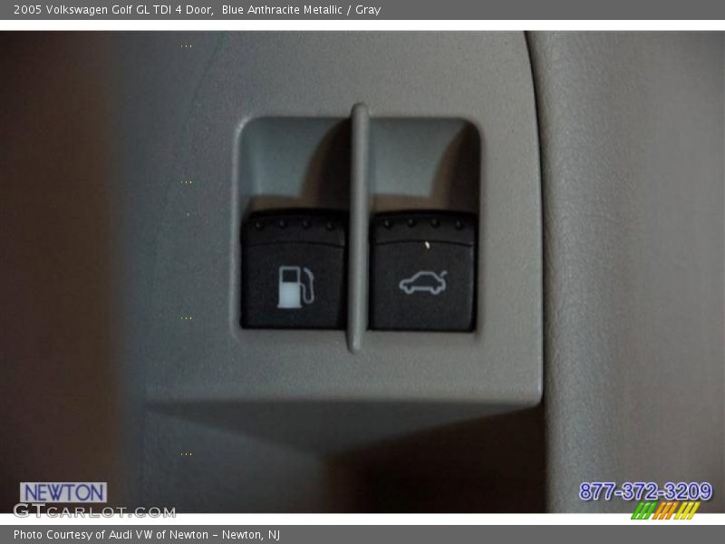 Blue Anthracite Metallic / Gray 2005 Volkswagen Golf GL TDI 4 Door