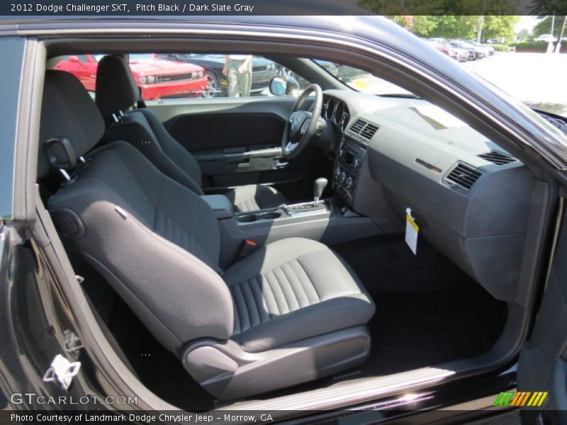 Pitch Black / Dark Slate Gray 2012 Dodge Challenger SXT