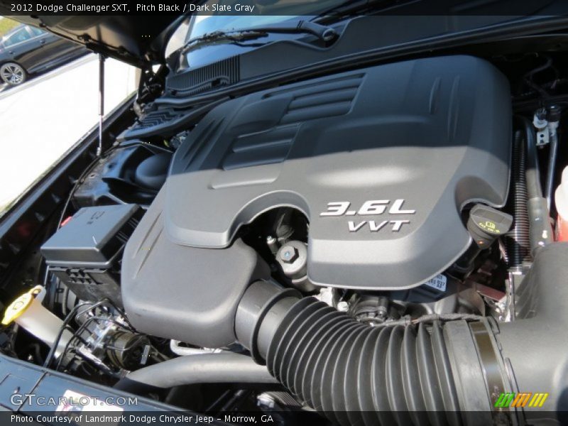 Pitch Black / Dark Slate Gray 2012 Dodge Challenger SXT