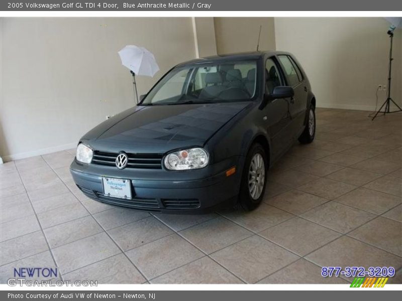 Blue Anthracite Metallic / Gray 2005 Volkswagen Golf GL TDI 4 Door