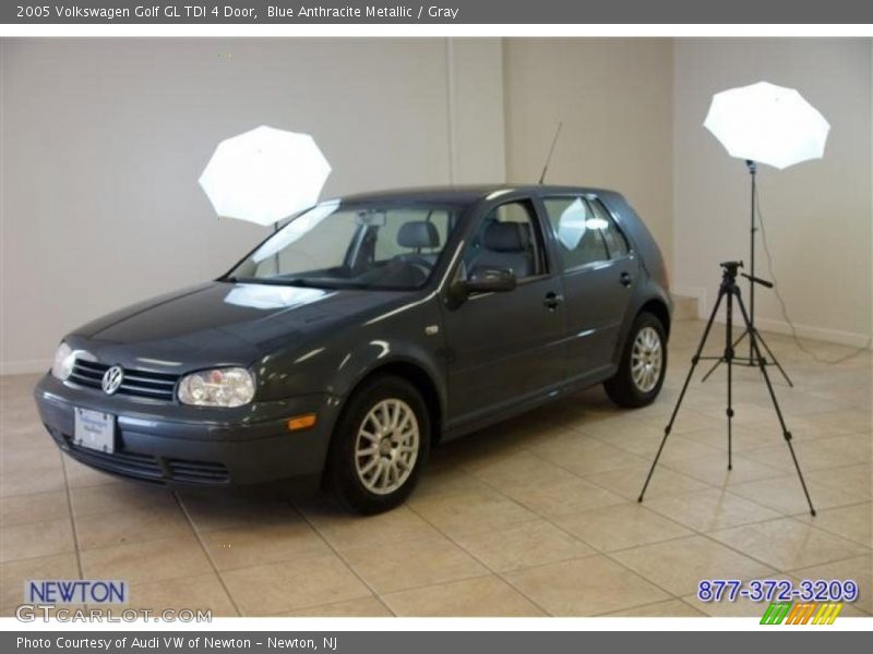 Blue Anthracite Metallic / Gray 2005 Volkswagen Golf GL TDI 4 Door