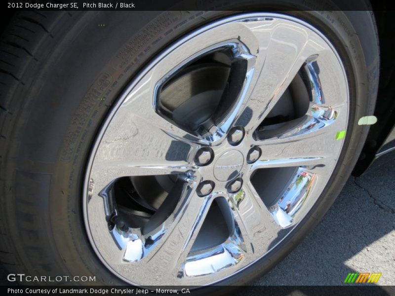 Pitch Black / Black 2012 Dodge Charger SE