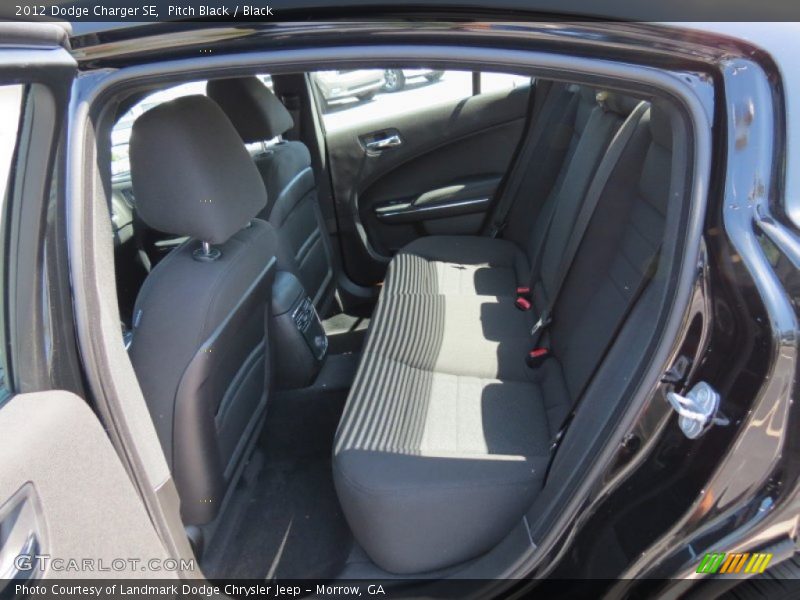 Pitch Black / Black 2012 Dodge Charger SE