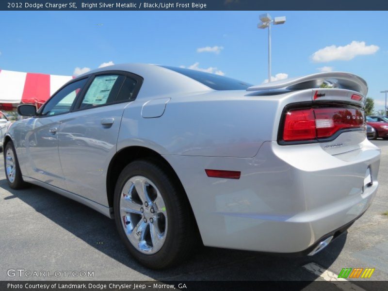 Bright Silver Metallic / Black/Light Frost Beige 2012 Dodge Charger SE