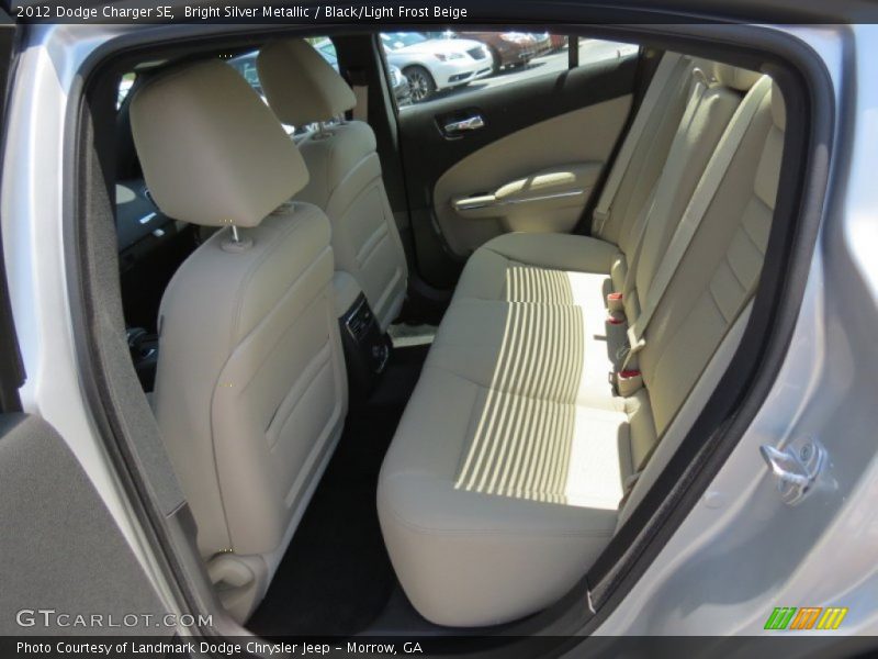 Bright Silver Metallic / Black/Light Frost Beige 2012 Dodge Charger SE
