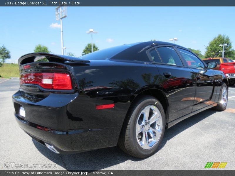 Pitch Black / Black 2012 Dodge Charger SE
