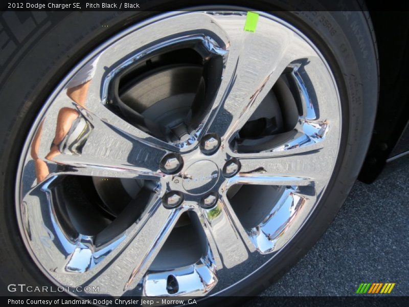 Pitch Black / Black 2012 Dodge Charger SE