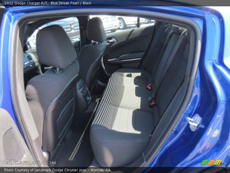 Blue Streak Pearl / Black 2012 Dodge Charger R/T