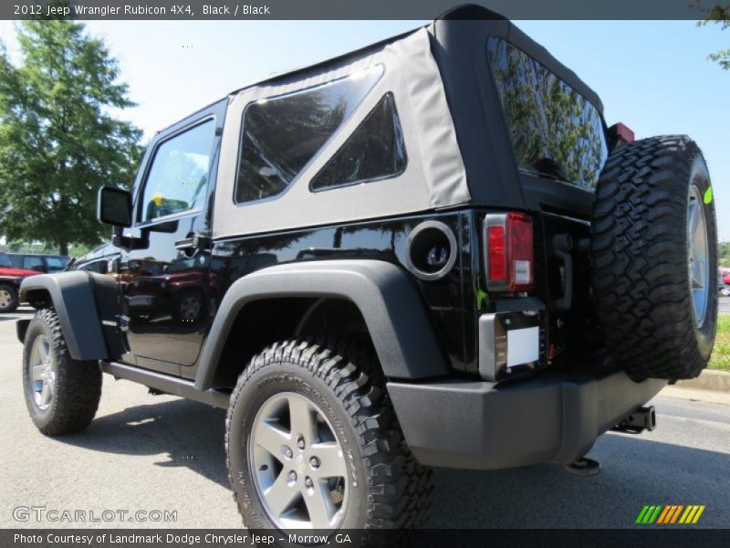 Black / Black 2012 Jeep Wrangler Rubicon 4X4