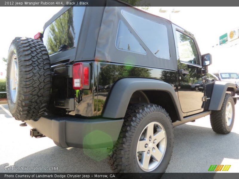 Black / Black 2012 Jeep Wrangler Rubicon 4X4